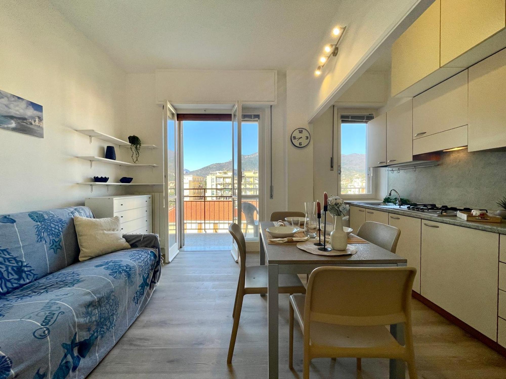 150Mt Dal Mare Monolocale In Centro Con Vista Aperta, Wi-Fi E A/C Apartment โลอาโน ภายนอก รูปภาพ
